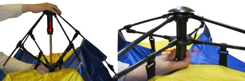 Палатка двуместна Maxima 200 x 150 x 110 см автоматична