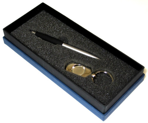 Подаръчен комплект Maxima ключодържател и химикалка