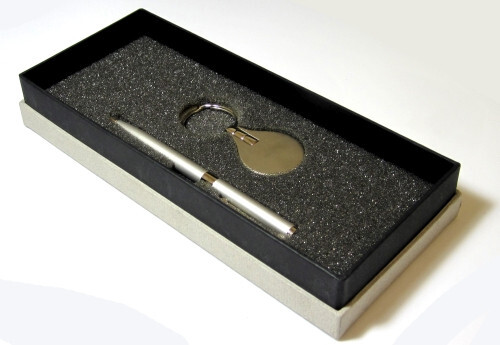 Подаръчен комплект Maxima ключодържател и химикалка