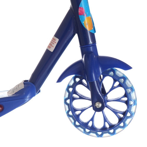 Тротинетка с 3 колела Maxima светеща и музикална синя