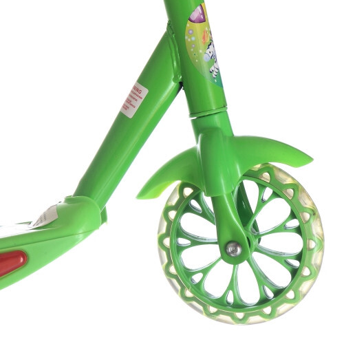 Тротинетка с 3 колела Maxima светеща и музикална зелен
