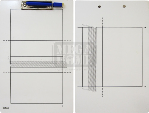 Папка клипборд треньорска Maxima за волейбол 36 х 23 см