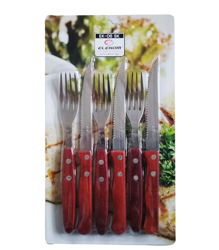 Комплект ножове и вилици Елеком ЕК 06 SK