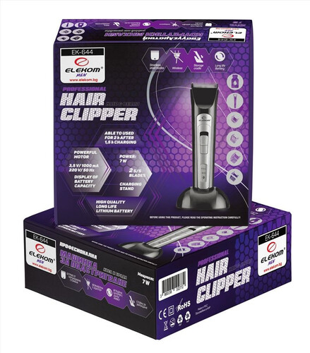 Професионална машинка за подстригване Елеком EK 644