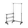 Стойка за дрехи 148 x 42.5 x 93-168 см.-megahome.bg