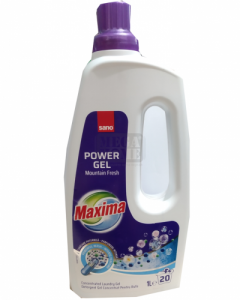 Прах за пране Sano Maxima Гел Планинска свежест 1 л. 20 пранета Прах за пране Sano Maxima Гел Планинска свежест 1 л. 20 пранета