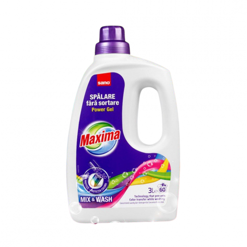 Прах за пране концентрат Sano Maxima Mix and Wash 3 литра