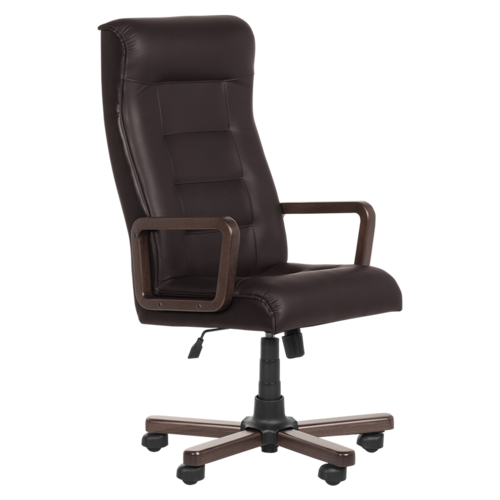 Президентски офис стол Carmen Royal wood LUX естествена кожа