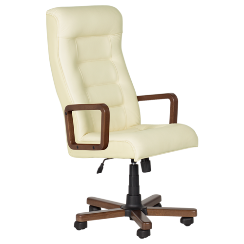 Президентски офис стол Carmen Royal wood LUX естествена кожа