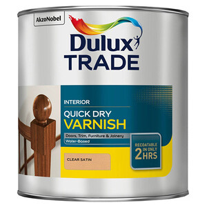 Лак Dulux Trade Quick Dry Varnish Satin Лак Dulux Trade Quick Dry Varnish Satin