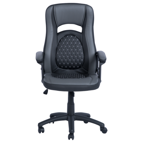 Президентски офис стол Carmen 6095 сив - черен