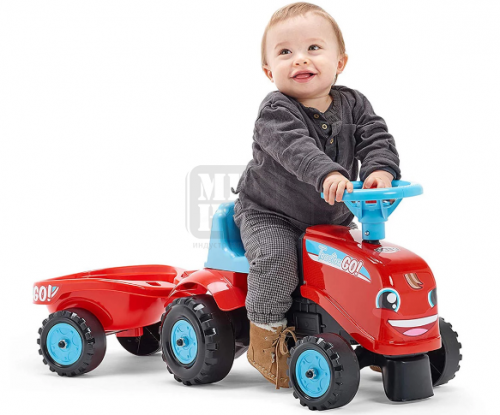 Бебешки трактор с ремарке Falk GO