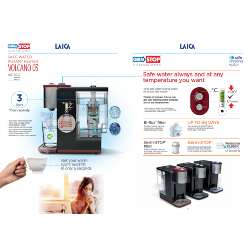 Система за пречистване и загряване на вода Laica 03