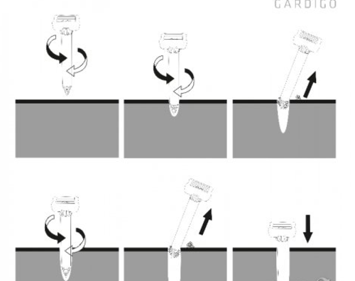 Соларен подземен уред 1250 кв м Gardigo