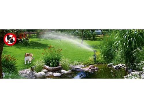 Уред на батерии прогонващ животните с вода Gardigo за 60 кв м