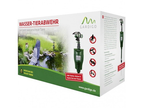 Уред на батерии прогонващ животните с вода Gardigo за 60 кв м
