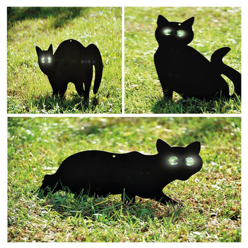 Плашило Котка прогонващо птици Mondo Verde 3 броя