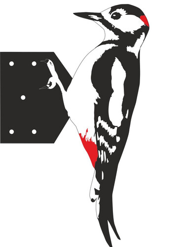 Плашило Кълвач за прогонване на кълвачи