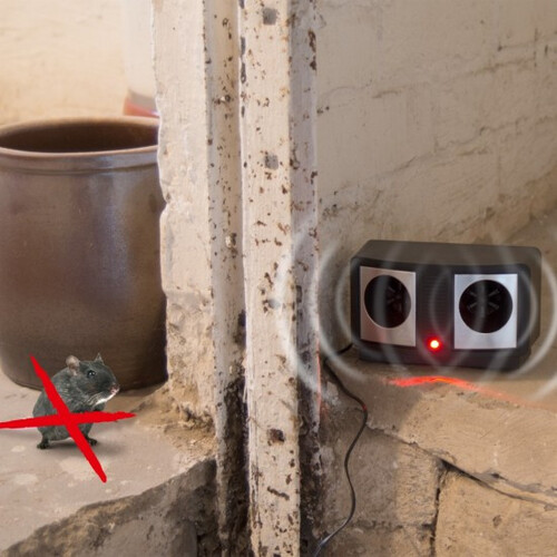 Ултразвуков уред Дуо срещу мишки и плъхове Gardigo за 250 кв м