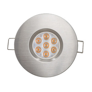 LED луна за вграждане насочена Ultralux 6,5W 2700K никел топла LED луна за вграждане насочена Ultralux 6,5W 2700K никел топла