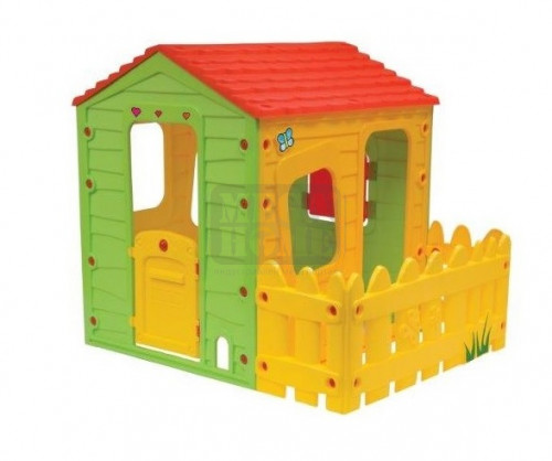 Детска къща с ограда 3toysm 91560