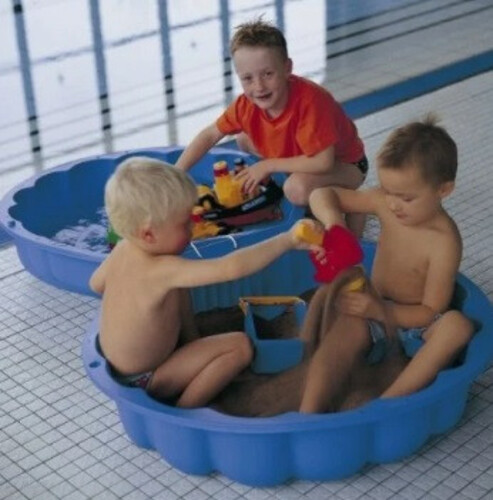 Детски пясъчник с капак във формата на Мида 3toysm