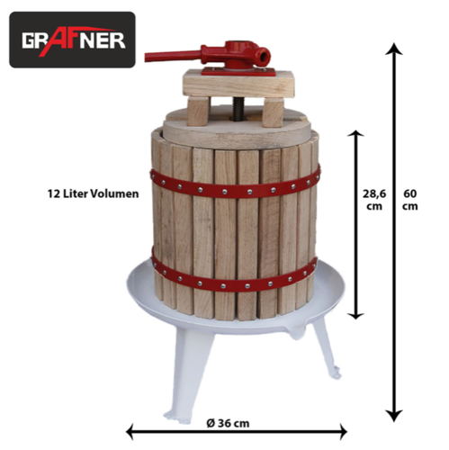 Преса за плодове 12 л. OP10551 Grafner 17348