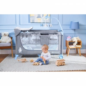 Бебешка кошара с аксесоари KinderKraft Joy full на 2 нива 2019 Бебешка кошара с аксесоари KinderKraft Joy full на 2 нива 2019