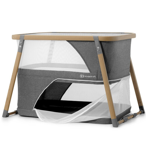 Бебешка кошара KinderKraft 4 в 1 Sofi сив
