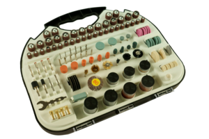 Аксесоари за шлифовалка Raider 249 броя в куфар