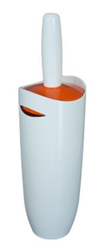 Четка за тоалетна в бяло E05