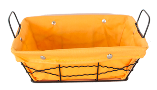 Панер правоъгълник от метал и текстил 23 х 18 х 8 см VH09