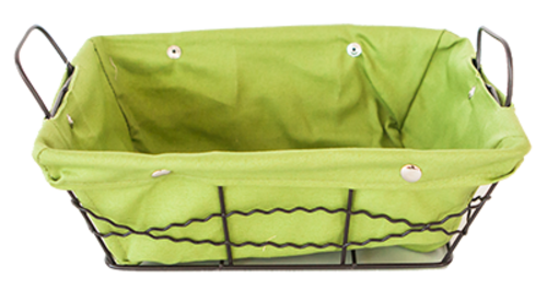 Панер правоъгълник от метал и текстил 23 х 18 х 8 см VH09