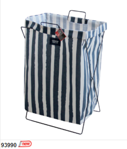 Кош за дрехи с метална рамка 35 х 26 х 59 см