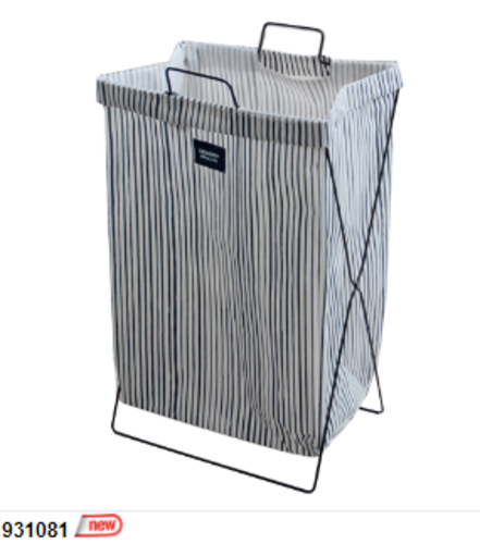 Кош за дрехи с метална рамка 35 х 26 х 59 см