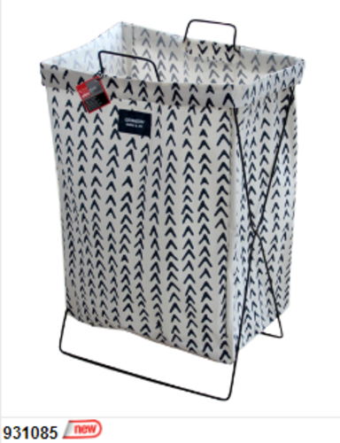 Кош за дрехи с метална рамка 35 х 26 х 59 см