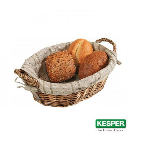 Панер за хляб с махащ се текстилен калъф 32 х 23 х 10 см Kesper