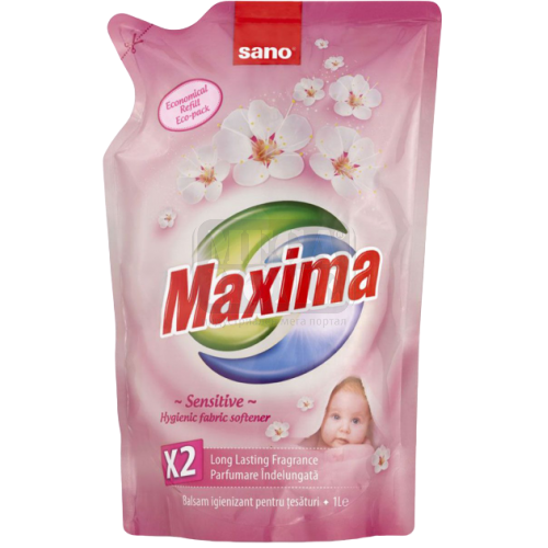 Омекотител Sano Maxima Сензитив плик 1 л.