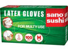 Латексови ръкавици Sano размер L/100 бр. в кутия-megahome.bg