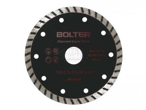 Диамантен диск за строителни материали Turbo Bolter