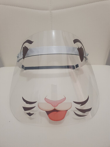 Детски предпазен лицев шлем