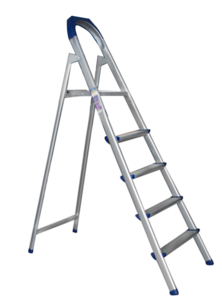 Метална домакинска стълба 4-ка 165 см. Метална домакинска стълба 4-ка 165 см.