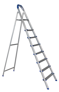 Метална домакинска стълба 7-ца 232 см.