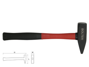 Чук с дръжка от фибростъкло Bolter