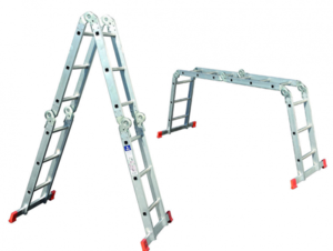 Стълба алуминиева сгъваема мултифункционална Grasko 4 x 3
