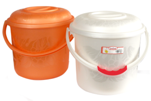 Пластмасова кофа с капак 17 л.