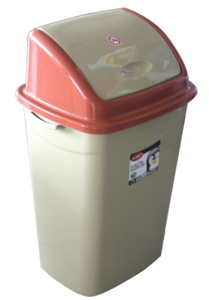 Кош за смет с люлеещ капак PLANET