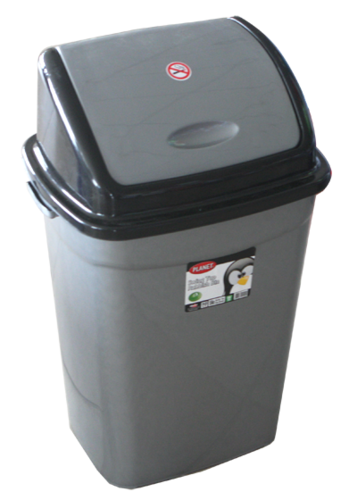 Кош за смет с люлеещ капак PLANET