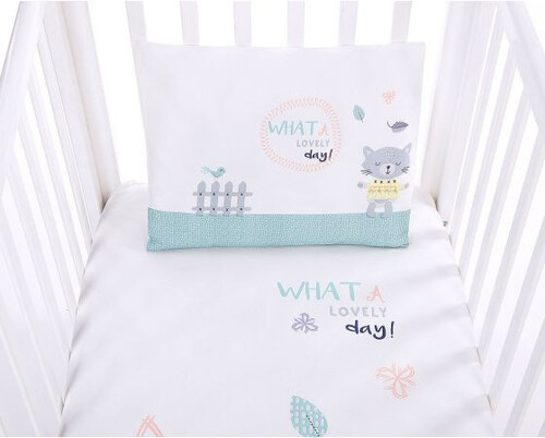 Бебешки спален комплект 5 части Cat Lovely Day Kikka Boo