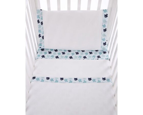 Бебешки спален комплект 3 части 60/120 Happy Sailor Kikka Boo